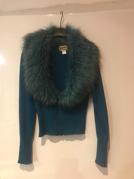 Svetrik s umelou velkou kozusinou, quelle,xs