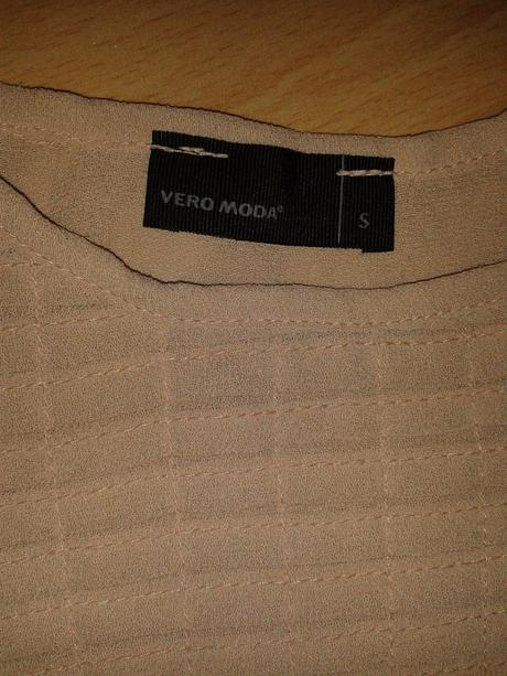 Pudrova bluza, vero moda,s