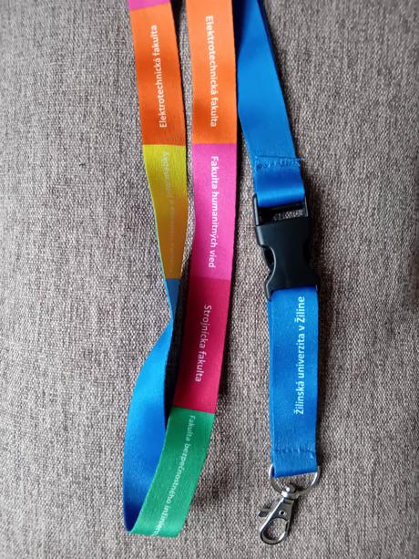 Popruh/ remeň na kľúče žilinská univerzita, 