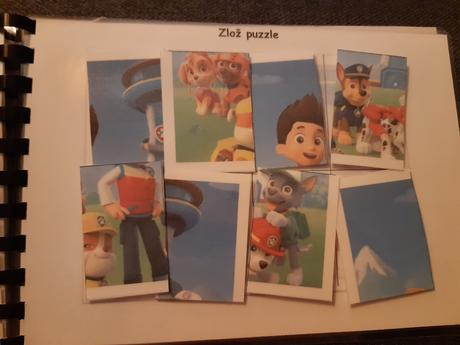 Paw patrol zosit s aktivitami, 
