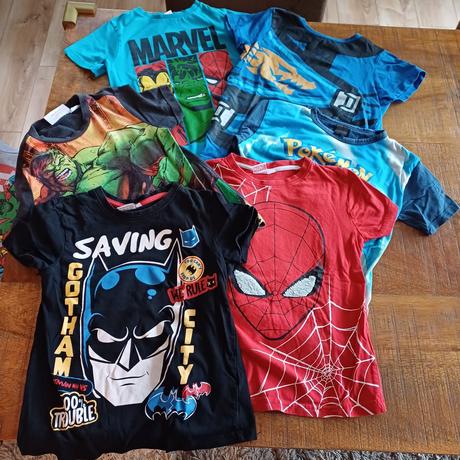 Tričká 6 ks, marvel,122
