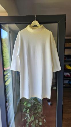 Biele voľné šaty/top reserved oversized, reserved,l