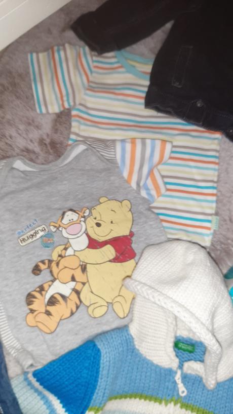 Taška plná vecí fisher price, benetton, gas, 50–62