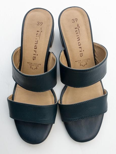 Kožené tamaris šlapky 39, tamaris,39