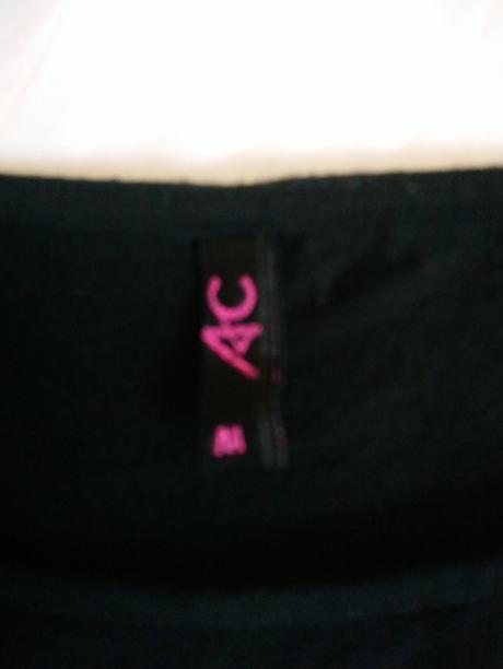 Dámsky čierny elastický crop top, ac, l/xl, xl