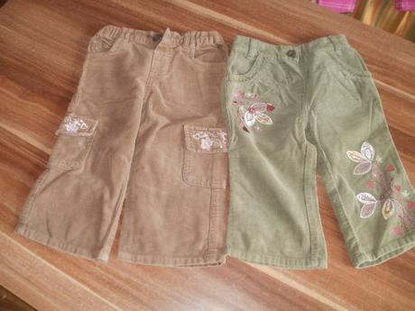 Nohavice  6-9 mesiacov, benetton,74