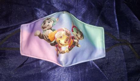 Látkové rúško labková patrola, 