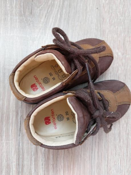 Topánky kožené, elefanten,20