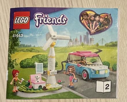 Lego friends 41443 olivia a jej elektromobil,