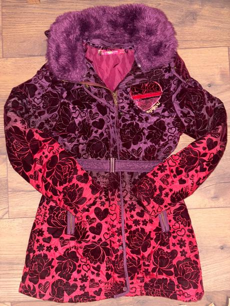 Desigual štýlový zimný kabát, desigual,158