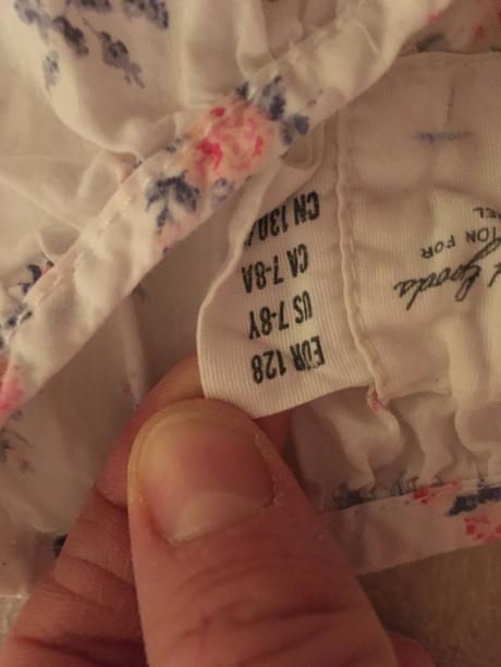 Letná košieľka, h&m,128