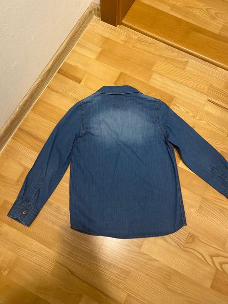 Chlapčenská rifľová košeľa, c&a,134