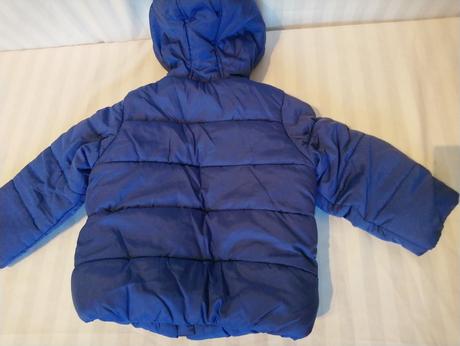 Detská modrá zimná bunda, m, 86