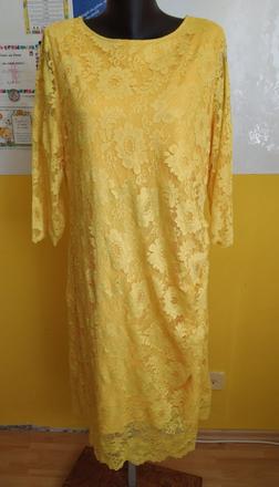 Žlté šaty, bonprix,50