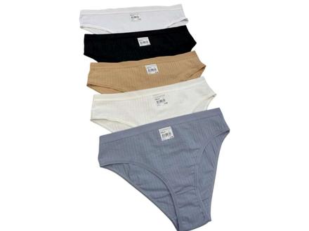 Dámske nohavičky klasický dizajn vrúbkované, l - xxxl