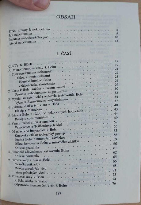 Cesty k nekonečnu, 