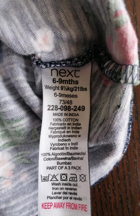 Letné tričká 3 ks, next,74