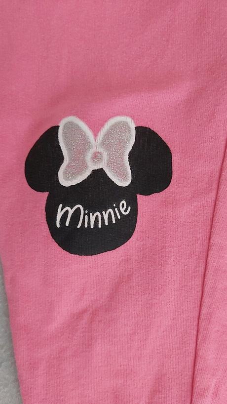 Tepláky ružové minnie 92, disney,92