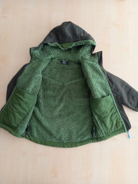 Detská softshellová bunda, wolf,98