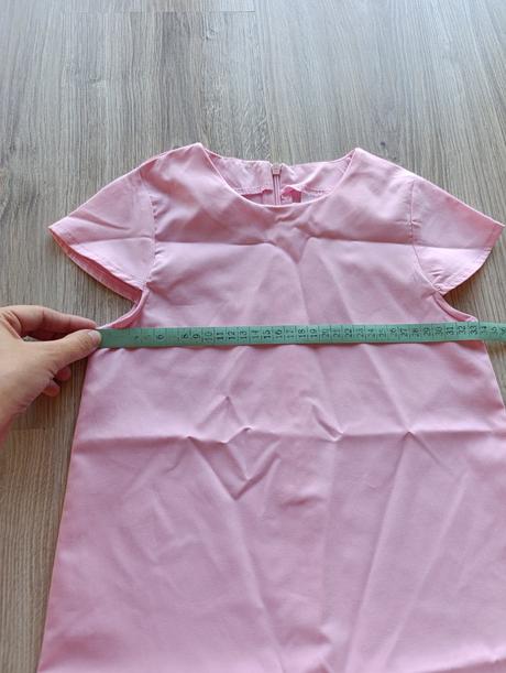 Dievčenské ružové šaty, 128