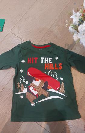 Vianočné tričko - super stav, pepco,110