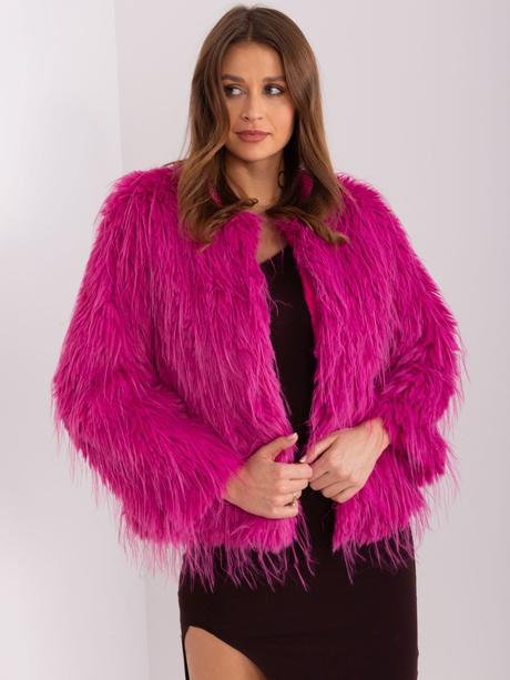 Dámska kožušinová bunda s podšívkou mix farieb, l / m / s / xl / xxl