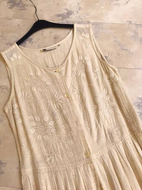 Luxusné ľanové šaty, l