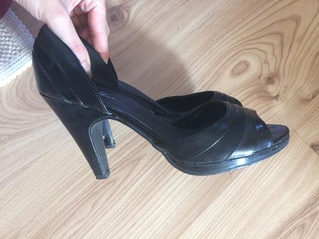 Krasne topánky s otvorenou špičkou, 37