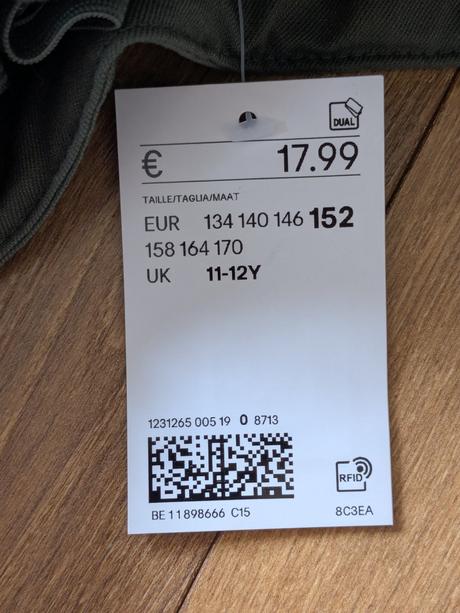 Dievčenská mini sukna, h&m,152