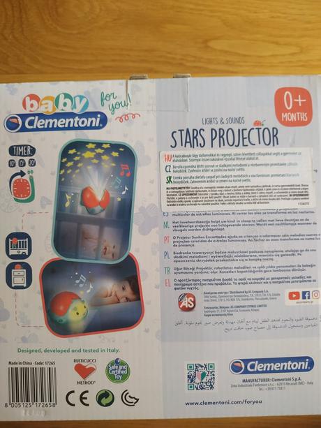 Nočné svetlo s projekciou a hudbou, 