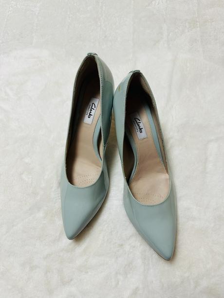 Mätové lakované lodičky zn. clarks, clarks,40