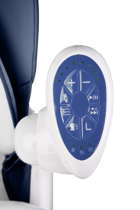 Caretero detská jedálenská stolička 2v1 indigo nav, caretero