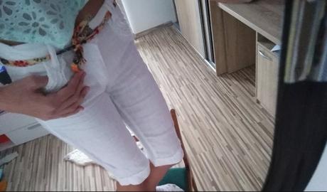 Dievčenské trištvrťáky s opaskom, wenice,134