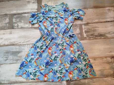 Papagájové šaty bonprix 170, bonprix,170