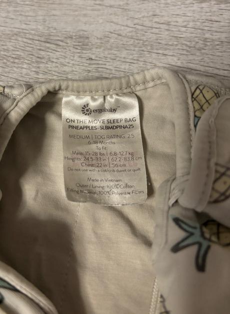 Spací vak ergobaby 2,5 tog, 