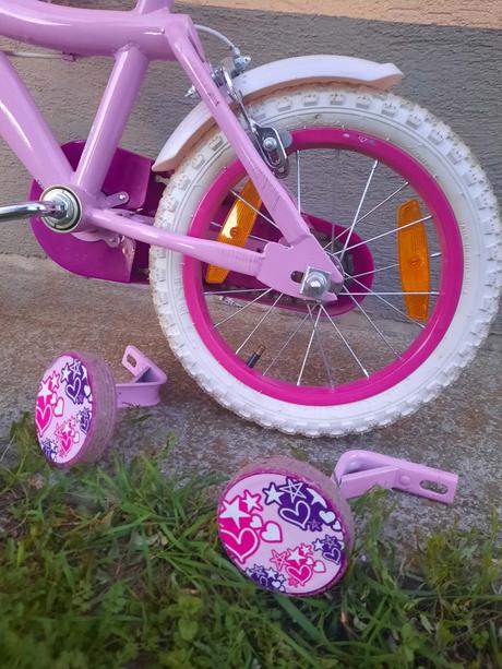 Desky bicykel s pomocnymi kolieskami, 14
