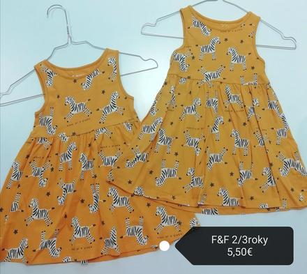 Letné šaty so žirafami, f&f,98