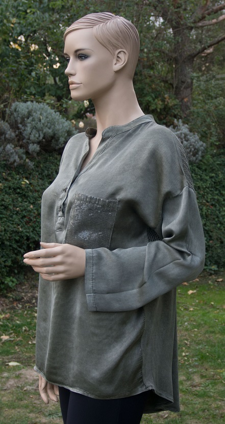 Talianska roll-up blúzka 40/42, 40