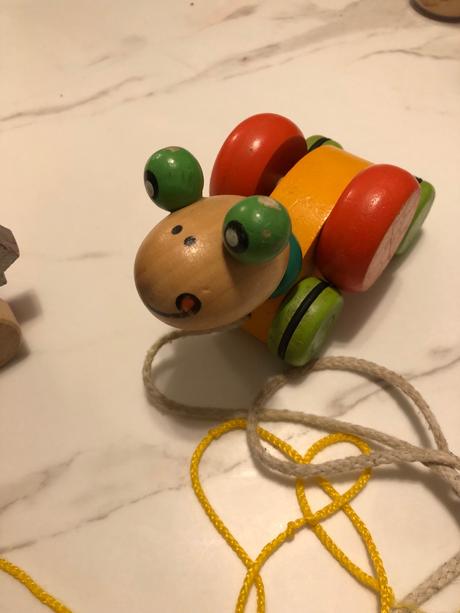 Hračky na ťahanie drevené, 