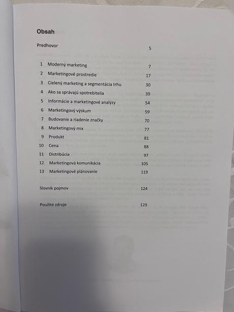 Marketing pre stredné školy, 