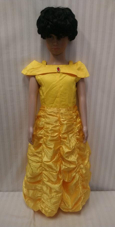 Kostým princezná bella, 4-6r, 104-122 cm,