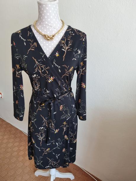 Zavinovacie elast.šaty mango 38, mango,38