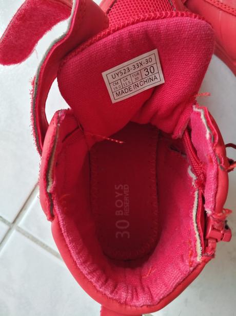 Detské tenisky  vysoké, reserved,30