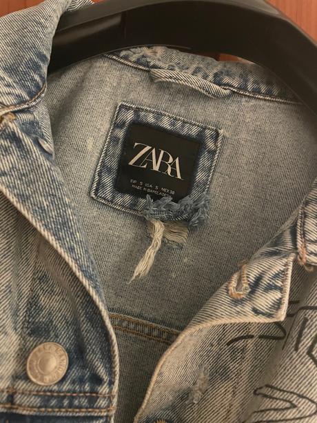 Zara trendy extravagantna riflova bunda, zara,38