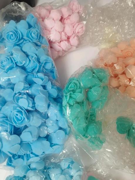 Penové ružičky mix, 