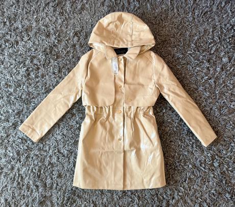 Prechodný kabát/zateplený pogumovaný kabátik, river island,134