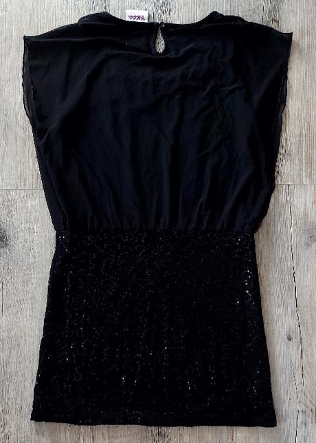 Šaty s flitrovanou sukňou, yigga,146