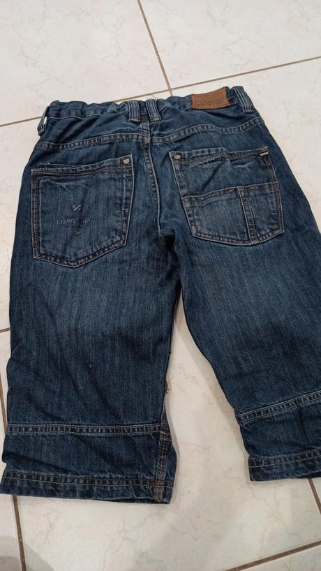 Riflové kraťasy dlhšie, 140