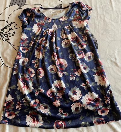 Šaty h&m l.o.g.g. s potlačou v. 122/128 - 7.-8. r., h&m,122