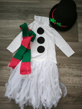 Karnevalový kostým snehuliak, 